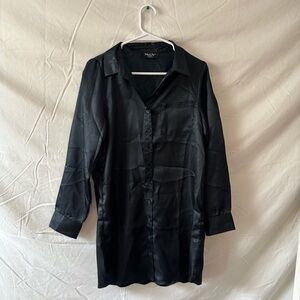 Fashion Nova Silk Button Up